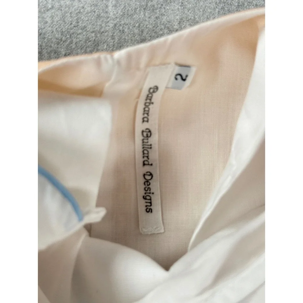 Barbara Bullard Designs Boys Peach‎ White Lamb Balloon Romper Set Size 2 Vintage